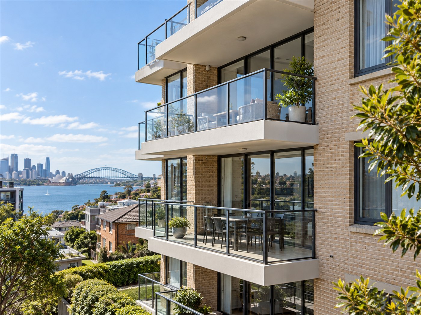 Sydney apartment building representing strata damp services