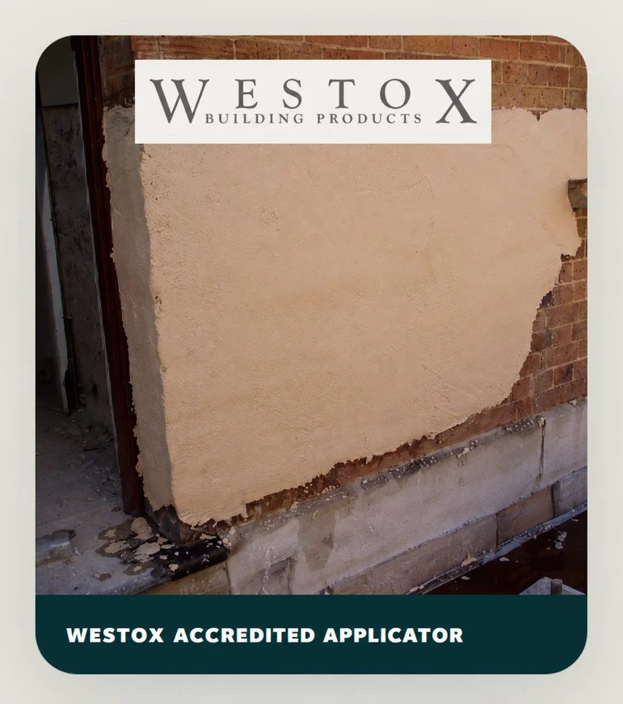 Westox treatment applied to masonry by an accredited applicator